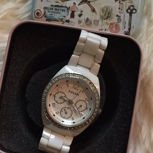 Fossil ceramic watch